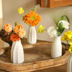 16packs Small White Ceramic Vases - Mini Flower Vases for Centerpieces - Image 7