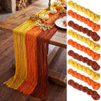 12 Pack 6ft Fall Table Runner Thanksgiving Cheesecloth by Windkream
