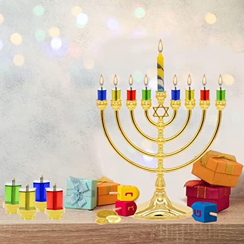 The Dreidel Company Hanukkah Pre-Filled 100 Percent Olive Oil Glass Cup Candles, 2.5 Hours, Pre-Filled Ready to Use - 44 Cups for All 8 Nights of Hanukkah - Image 3