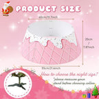 Metal Christmas Tree Collar 24 Inch Pink Christmas Tree Stand Base Cover - Image 2