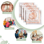 Maison d' Hermine Cloth Napkins Set of 4 Reusable 100% Cotton (20" x 20") - Image 6