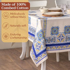Maison d' Hermine Table Cloth Rectangle Table 100% Combed Cotton 70"x90" - Image 4