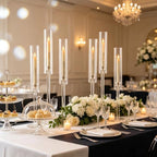 6PCS Clear Acrylic Candle Holder Centerpiece for Tables - Image 3