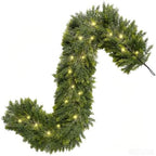 HipTree 6FT Real Touch Lighted Christmas Cedar Garland with Lights String - Image 2