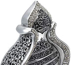 Modefa Islamic Table Decor – 4 Qul Surahs in Arabic Calligraphy | Al-Kafirun, Al-Ikhlas, Al-Falaq, an-NAS | Holy Quran Islamic Decor Sculpture | Ramadan Eid Mubarak Gift (Silver) - Image 4