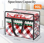 SpaceTrove Clear Storage Bags, 8-Pack Under Bed and Closet Organizers 90L - Image 2