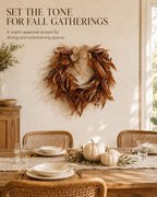 24IN Artificial Brown Eucalyptus Fall Wreath for Front Door - Image 5