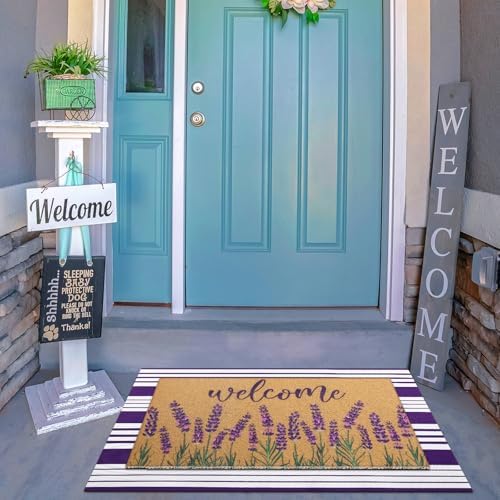 Tinideya 2 23.6 X 35.4 Inches Lavender Purple and White - Image 6