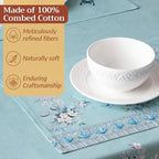 Maison d' Hermine Placemats Set of 4 Reusable 100% Combed Cotton (13"x19") - Image 4