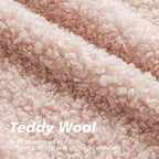 Foindtower Decorative Fuzzy Faux Fur Throw Pillow Covers 26x26 Light Pink - Image 2