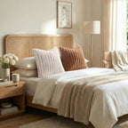 Pallene Faux Fur Decorative Throw Pillow Covers 22x22 Set of 2, Brown - Image 5