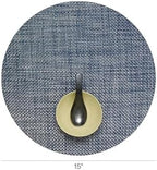 Chilewich Basketweave Placemats, Woven Round Placemats Set of 4 - Image 2