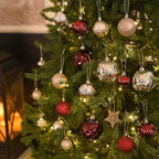Valery Madelyn 100ct Christmas Tree Decorations Variety Ball Ornaments Set - Image 6