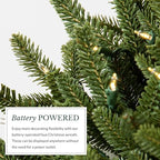 Balsam Hill | Artificial Christmas Wreath for Front Door | Greenery with LED Clear Lights | Indoor & Outdoor Christmas Decor (BH Fraser Fir 48") - Image 5