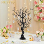 NUPTIO Black Ornament Tree, 22.8 Inch Artificial Halloween Spooky Branch - Image 3