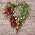 Suncalla Vintage Spring Wreath 14'' Heart Wreath with 3D Heart Ornaments for Front Door 24'' Long Window Porch Home Wedding Festival Celebration Wall Decorations by Unknown