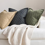 ZWJD Pillow Covers 22x22 Set of 2 Soft Polyester Textured Pillow Covers with Stylish Flange Edge Cozy Farmhouse Throw Pillows for Couch Bed Sofa Living Room - Image 4