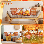 GlikCeil Set of 16 Winter Pillow Covers 18 x 18 Inch Seasonal Throw Pillow Covers Christmas Holiday Pillowcases Decorative Cushion Pillowcases for Farmhouse Home Couch Sofa Decor - Image 5