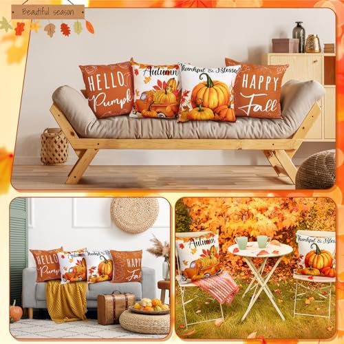 GlikCeil Set of 16 Winter Pillow Covers 18 x 18 Inch Seasonal Throw Pillow Covers Christmas Holiday Pillowcases Decorative Cushion Pillowcases for Farmhouse Home Couch Sofa Decor - Image 5