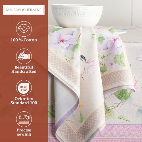 Maison d' Hermine Cloth Napkins Set of 4 Reusable 100% Cotton (20" x 20") - Image 2