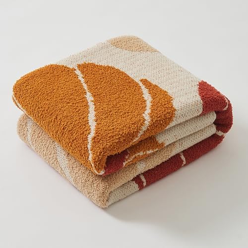 Pumpkin Throw Blanket for Couch 50x60 Fall Halloween Blankets, Soft Cozy Reversible Textured Fleece Fluffy Blanket for Bed Sofa Autumn Home Decor - Image 6