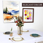 Buryeah 24 Pieces 13 Inch Christmas Round Placemats Circle Woven Place Mats Boho Decor Dining Table Mats Table Scape Hosting Friends for Wedding Birthday Dinner Parties (Gold) - Image 6