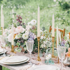 Candeldo Gold Candle Holders Set of 10, Table Centerpiece, Wedding Decor - Image 5