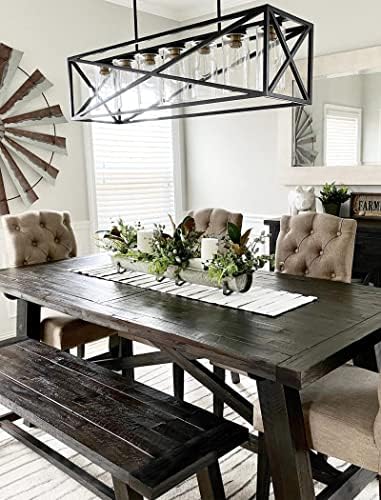 Wooden Table Runner,Natural Durable Wood Table Runner,50 x 12 Inches,Coffee Table Runner with Thick Felt Backing,Table Decorations for Dining Room,Farmhouse Decor,Wedding Decor,White - Image 2