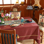 Patdrea Designer Vintage French Velvet Table Runner,12"X102"-Herbert C - Image 7