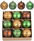 Valery Madelyn 9ct Christmas Tree Decorations Ball Ornaments 2.76 Inches by ValeryMadelyn