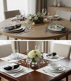 Brass Base Decorative Table Napkin Rings, Silver Tone, Set of 6 - Image 4