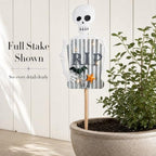 Mud Pie Led Tin Skeleton Yard Stake, Garden Accessories, Seasonal Home Decor, Holiday Giftable Decor - Image 2