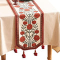 bilin gaier Designer French Velvet Extra Long Table Runner,118"x12" by bilingaier