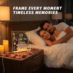 I Love You Romantic Decorations Special Night - Luminary Bags with LED Message Board & Stand, 5 Pens, 30 Heart Tea Lights, 10 Balloons and 2000 Rose Petals, Proposal Anniversary Valentines Day Decor - Image 5