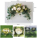 Wedding Arch Flowers 30 Inch Rustic Artificial Floral Swag Decor - Image 3