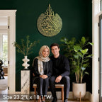 Islamic Modeco Ayatul Kursi Metal Islamic Wall Art, Quran Verse Calligraphy - Image 3