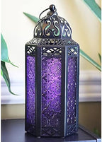 Vela Lanterns Decorative Indoor Moroccan Holders, Assorted Colors, M, 6-PK - Image 6