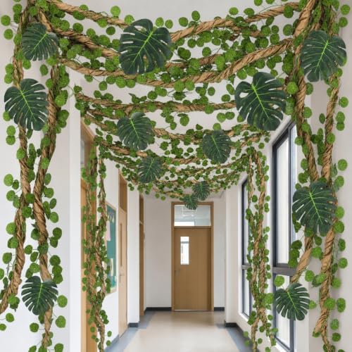 1 Set Jungle Theme Party Decoration Vine for Classroom,Retro by Humyoun