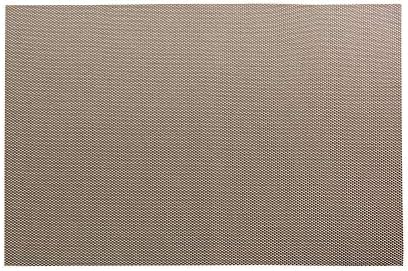 Restaurantware Light Taupe Vinyl Woven Placemat, 16 x 12 in, 6 Pack - Image 2