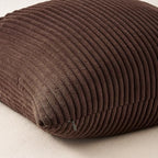 Topfinel Gold Brown Gradient Fall Pillow Case Rustic Throw Pillow Covers 22x22 Inch Set of 4 Soft Farmhouse Corduroy Striped Decorative Cushion Cover for Sofa Couch Living Room Bedroom - Image 7