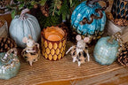 Boston International Handblown Glass Pumpkin Tabletop Décor, 5.5 x 8.5-Inches, Copper Canyon - Image 3