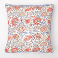 Ridhi Block Print Flamingo Pink Pillow Cover 24" x 24" (Pack of 2) Decorative Couch Pillows for Living Room, Farmhouse Chic Boho Cute Outdoor Pillows Covers Gifts for Spring, Mother's Day by Ridhi