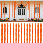15 Pack of 5 FT Marigold Garland Decoration for Pooja & Diwali by Unknown