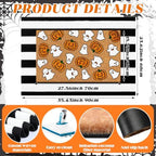 Moucuny 2 Pcs Halloween Welcome Doormat Outdoor Sets, Non Slip - Image 2