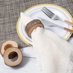 50 Pcs Wooden Bark Napkin Ring 1.18 Inch Handcrafted Wooden Napkin Holder Decorative Round Shaped Holders with Bark Edge Natural Design for Table Dining Parties Special Occasions Kitchen & Home Decor - Image 6