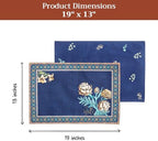 Maison d' Hermine Placemats Set of 4 Reusable 100% Combed Cotton (13"x19") - Image 5