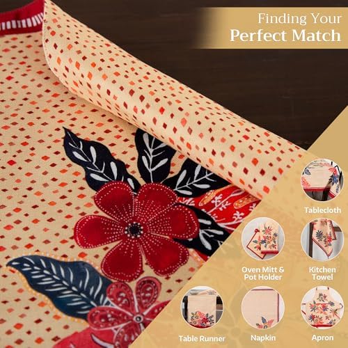 Maison d' Hermine Placemats Set of 4 Reusable 100% Cotton (13"x19") - Image 6