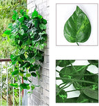 1700 Feet 240 Pack Fake Greenery Ivy Leaf Plants, Hanging Garland Vine Leaves, Artificial Flowers Foliage for Bedroom Wall Decor - Image 2