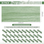 30 Pack Sage Green Table Runner 10Ft Cheesecloth Table Runner Boho Gauze Table Runners Romantic Long Cheese Cloth Sheer Fabric Table Runners for Wedding Party Bridal Shower - Image 2