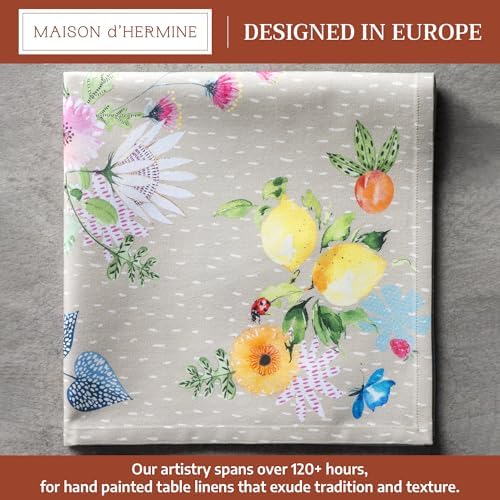Maison d' Hermine Cloth Napkins Set of 4 Reusable 100% Cotton (20" x 20") - Image 2